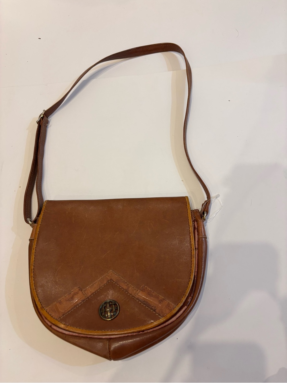 Vintage Brown crossbody bag